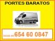 Precios mudanzas 654600847 y portes baratos madrid