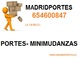 Anuncios(65:4600:847) mudanzas madrid y portes(cajas,films...)