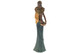 Figura cerámica mujer africana 35cm