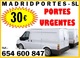 De:lunes a domingos(mudanzas)91x368x9819 portes en chamberi 30€